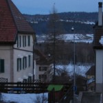 View across the valley